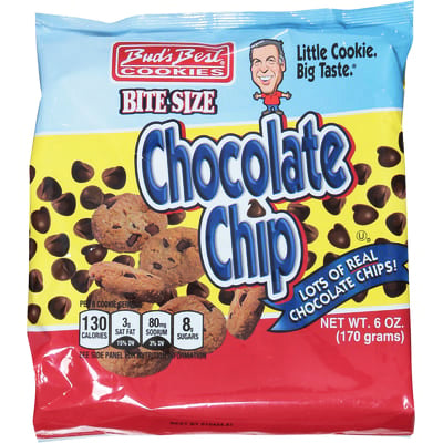 Bud's Best Chocolate Chip Cookies 170 g Snaxies Exotic Snacks Montreal Quebec Canada