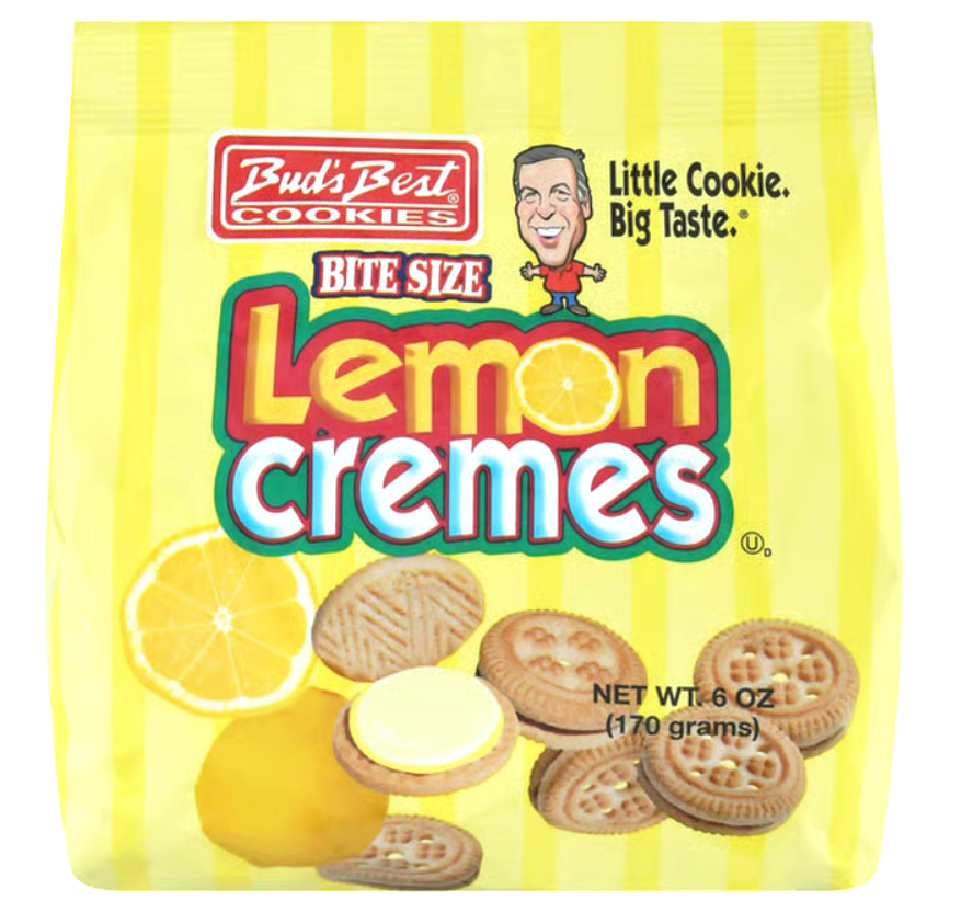 Bud's Best Lemon Creme Cookies 170 g Snaxies Exotic Snacks Montreal Quebec Canada