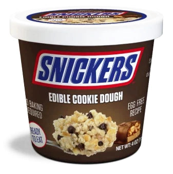 SNICKERS Cookie Dough Tub with Spoon 113 g Snaxies Exotic Snacks Montreal Quebec Canada