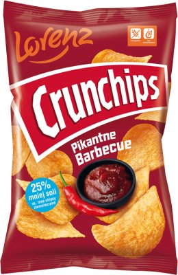 Lorenz Crunchips Spicy Barbecue 140 g Snaxies Exotic Chips Montreal Quebec Canada