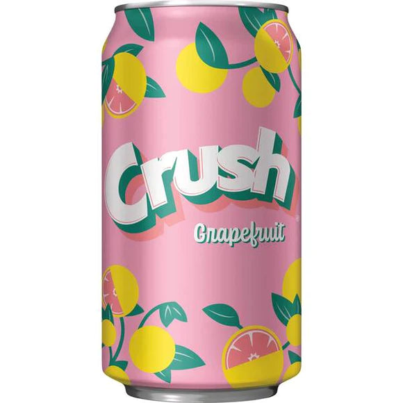 Crush Grapefruit Can 355 ml Snaxies Exotic Drinks Montreal Quebec Canada