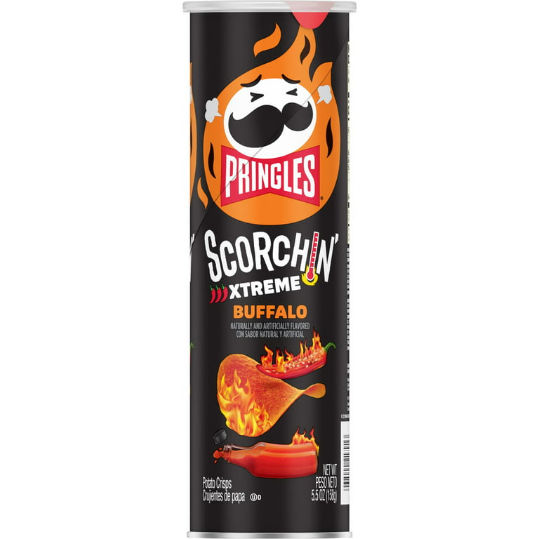 Pringles Scorchin' Buffalo Chips 156 g Snaxies Exotic Snacks Montreal Quebec Canada