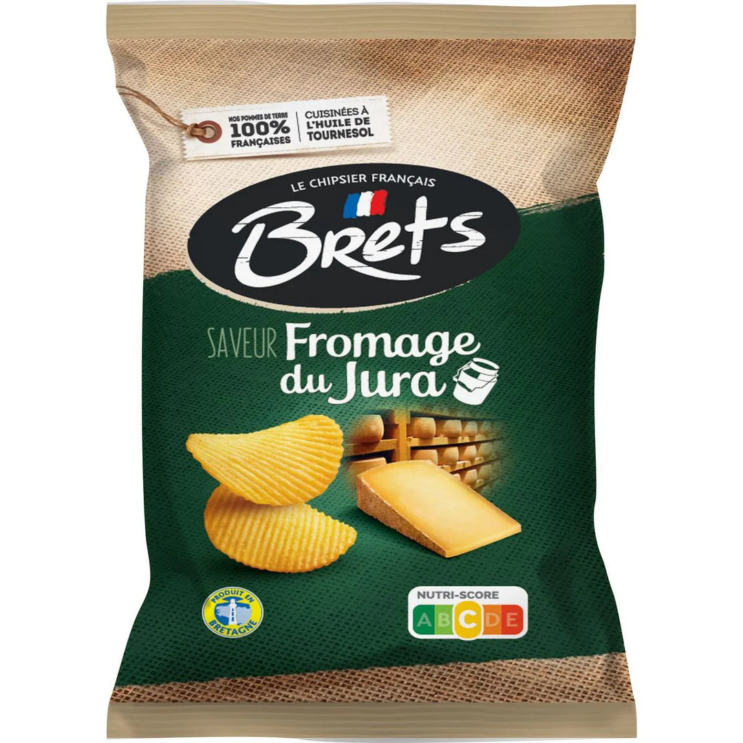 Brets Chips Jura Cheese Flavour 125 g Exotic Chips Snaxies Montreal Quebec Canada