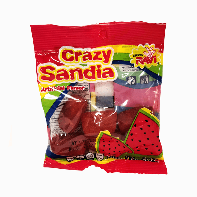 Ravi Crazy Watermelon Jelly 56 g Exotic Candy Montreal Quebec Canada Snaxies 