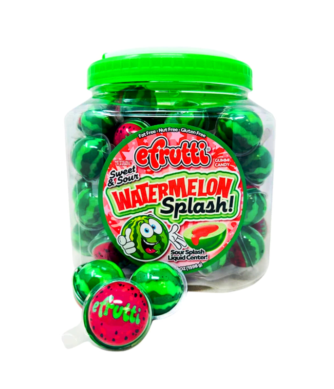 eFrutti Watermelon Splash Candy 18.5 g Snaxies Exotic Snacks Montreal Quebec Canada