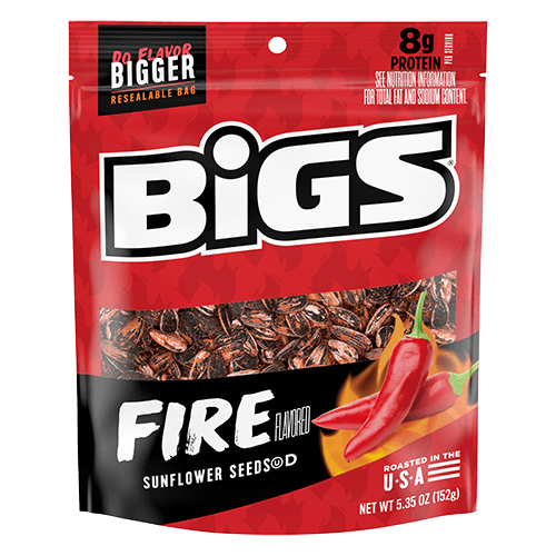 BIGS FIRE Sunflower Seeds 152 g Snaxies Exotic Snacks Montreal Quebec Canada