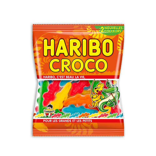 Haribo Croco 120 g Snaxies Exotic Snacks Montreal Quebec Canada