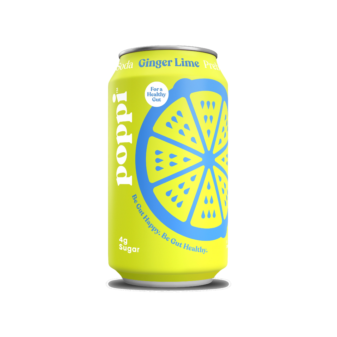 Poppi Ginger Lime 355 mL Snaxies Exotic Drink Montreal Quebec Canada