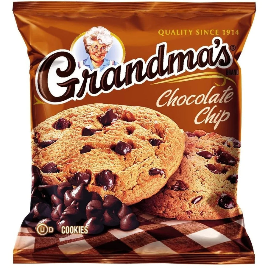 Grandma's Chocolate Chip Cookies 70.8g Montreal Quebec Canada Snaxies