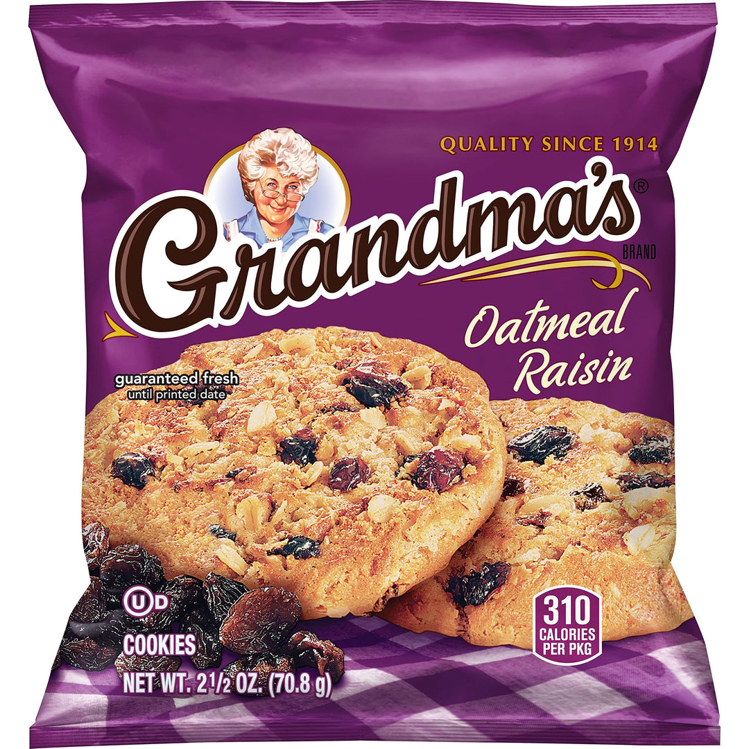 Grandma's Oatmeal Raisin Cookies 70.8g Montreal Quebec Canada Snaxies