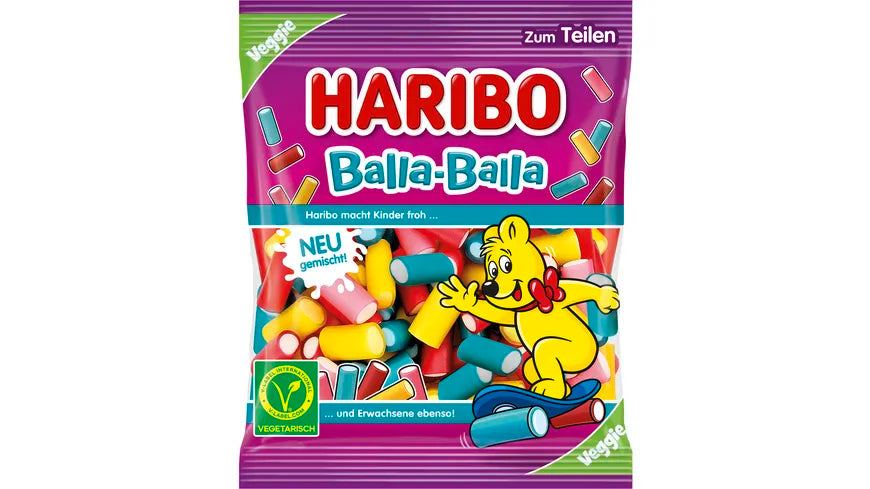 Haribo Balla-Balla 160 g Exotic Candy Snaxies Montreal Quebec Canada