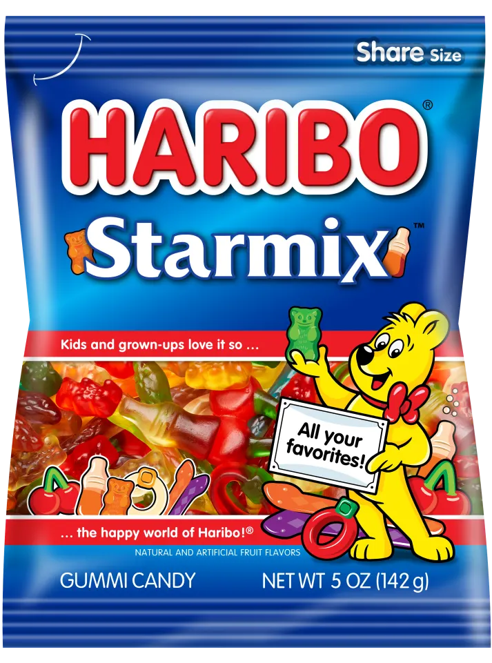 Haribo Starmix 142 g Exotic candy Snaxies Montreal Quebec Canada