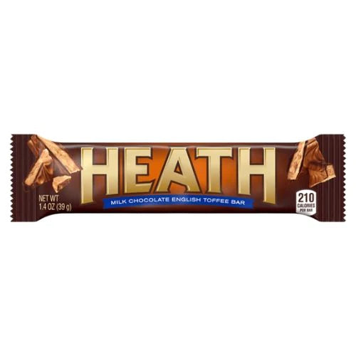 Heath English Toffee Chocolate Bar 39 g Snaxies Exotic Snacks Montreal Quebec Canada