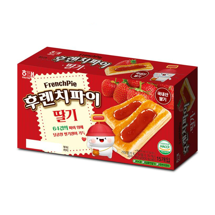 Haitai French Pie Strawberry 192 g Snaxies Exotic Snacks Montreal Quebec Canada