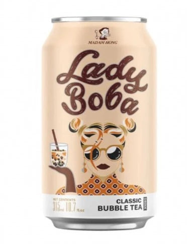 Lady Boba Classic Bubble Tea 315 ml Snaxies Exotic Drinks Montreal Quebec Canada