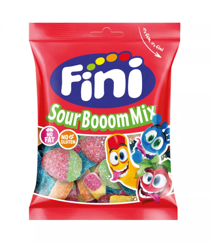 Fini Sour Booom Mix 90 g Snaxies Exotic Candy Montreal Quebec Canada