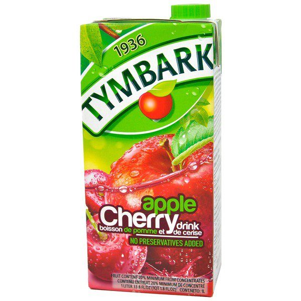 Tymbark Apple Cherry 1L Exotic Drinks Snaxies Montreal Quebec Canada