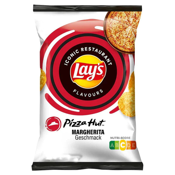 Lay's Pizza Hut Margherita 150 g Snaxies Exotic Snacks Montreal Quebec Canada