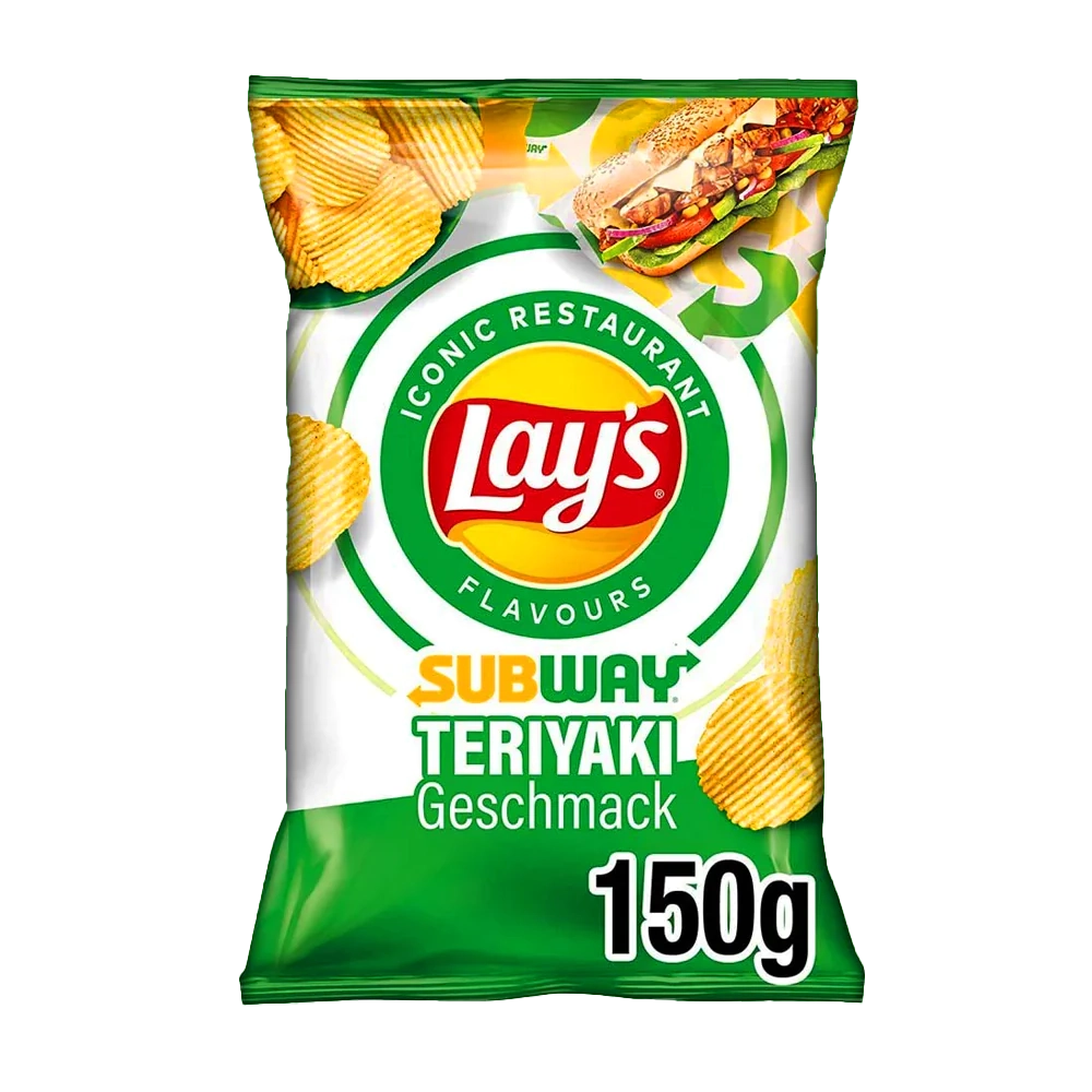 Lay's Subway Teriyaki 150 g Snaxies Exotic Snacks Montreal Quebec Canada