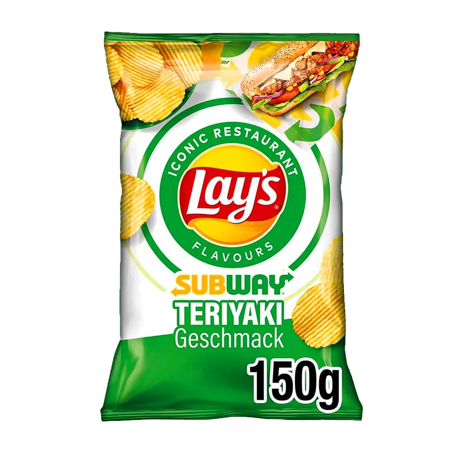 Lay's Subway Teriyaki 150 g Snaxies Exotic Snacks Montreal Quebec Canada