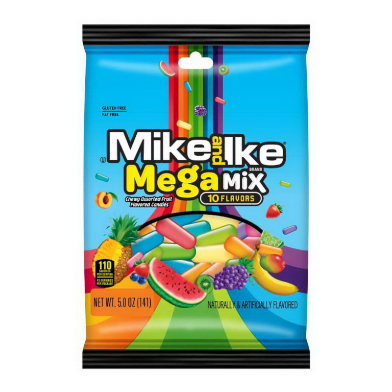 Mike And Ike Mega Mix 141g Montreal Quebec Canada Snaxies