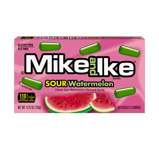 Mike & Ike Sour Watermelon 120 g Snaxies Exotic Snacks Montreal Quebec Canada