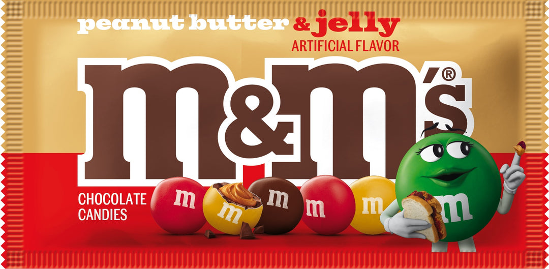 M&M's Peanut Butter & Jelly 46 g Snaxies Exotic Snacks Montreal Quebec Canada