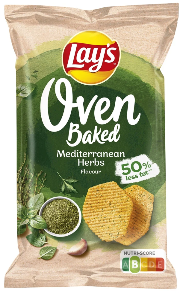 Lay's Oven Baked Mediterranean Herbs 100 g Snaxies Exotic Snacks Montreal Quebec Canada