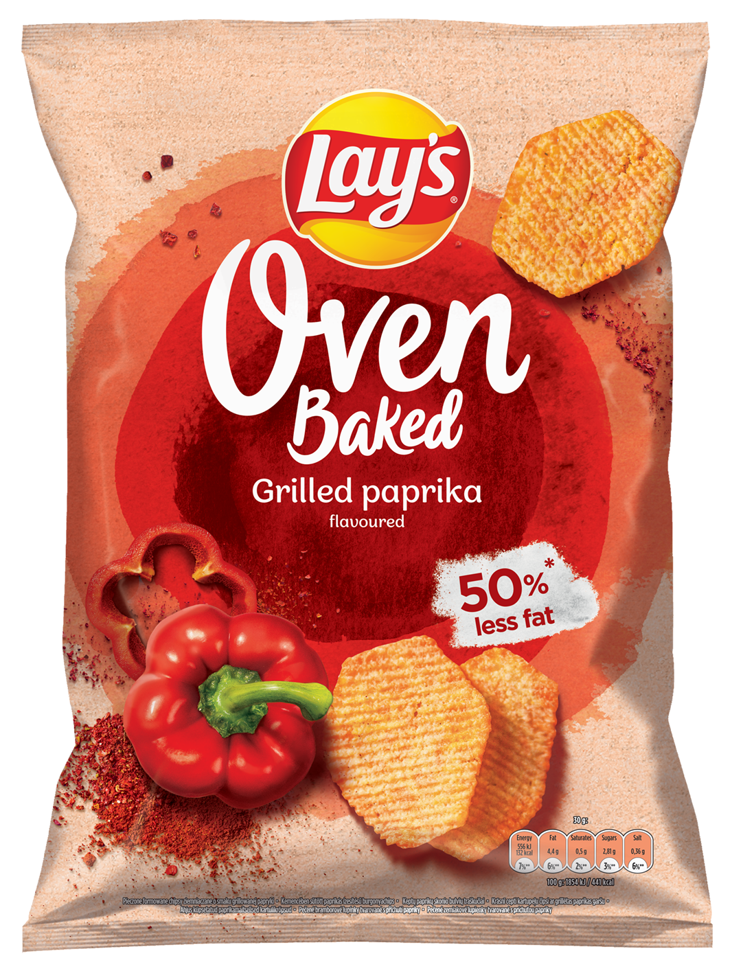 Lay's Oven Baked Paprika 100 g Snaxies Exotic Snacks Montreal Quebec Canada