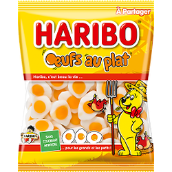 Haribo Oeufs au Plat 120 g Snaxies Exotic Snacks Montreal Quebec Canada