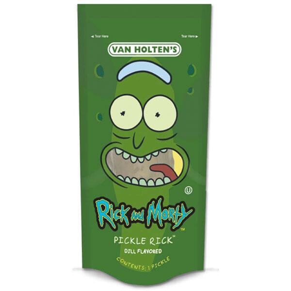 Van Holten's Rick & Morty Pickle Rick 200 g Exotic Snacks Montreal Quebec Canada Snaxies