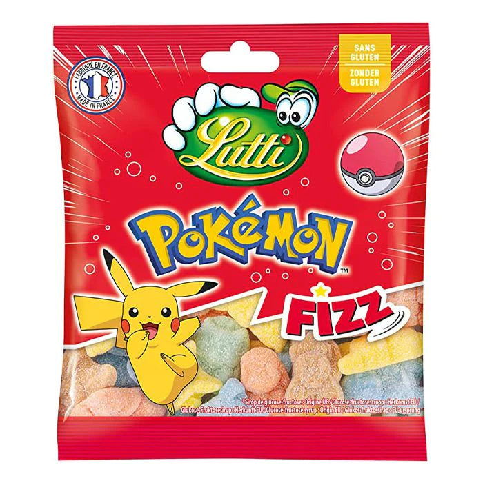 Lutti Pokemon Fizz 100 g Snaxies Exotic Snacks Montreal Quebec Canada