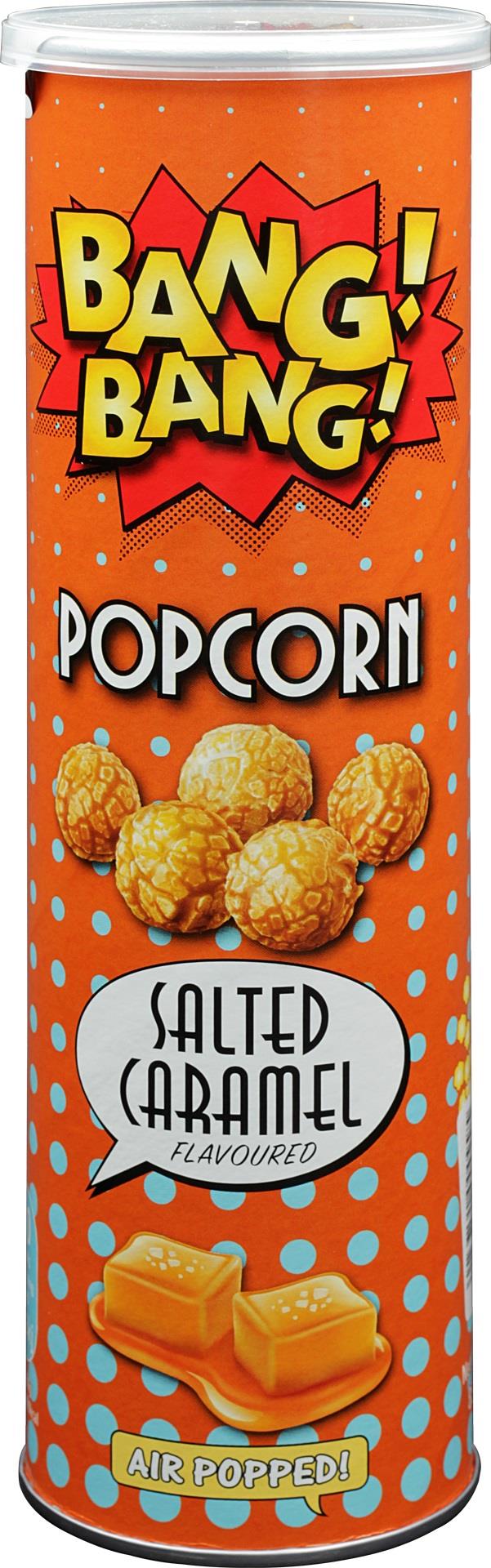 Bang Bang Salted Caramel Popcorn 85 g Exotic Snacks Snaxies Montreal Quebec Canada