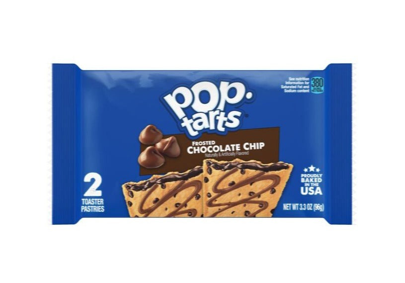 Pop-Tarts Frosted Chocolate Chip 96 g Snaxies Exotic Snacks Montreal Quebec Canada