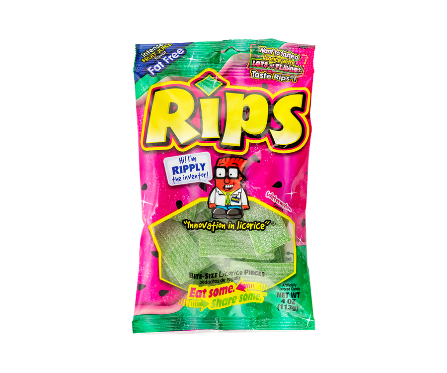 Rips Watermelon 113g Montreal Quebec Canada Snaxies