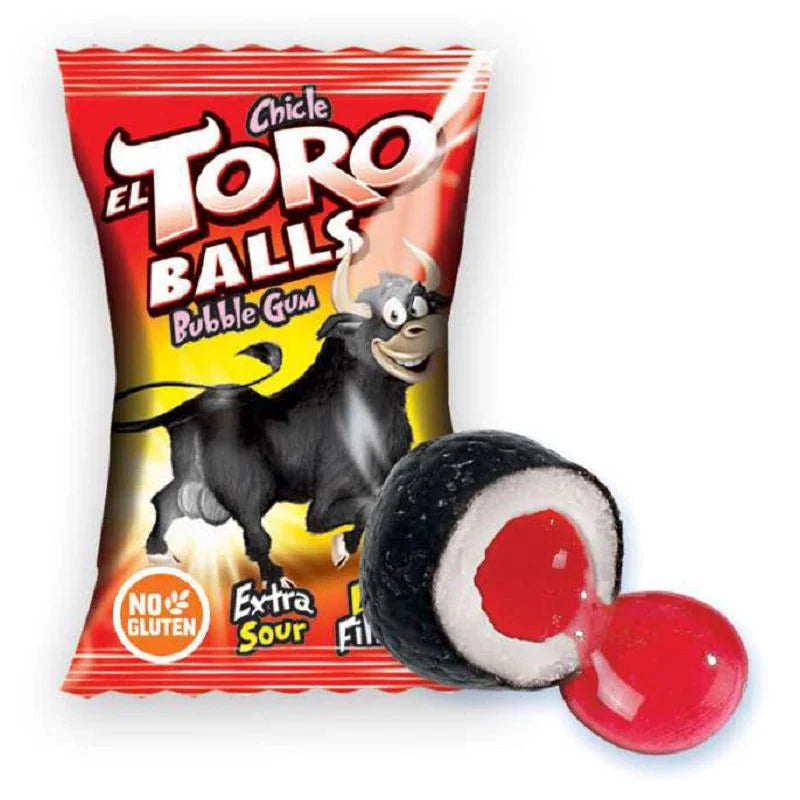 Fini El Toro Balls Bubble Gum 5 g Snaxies Exotic Candy Montreal Quebec Canada