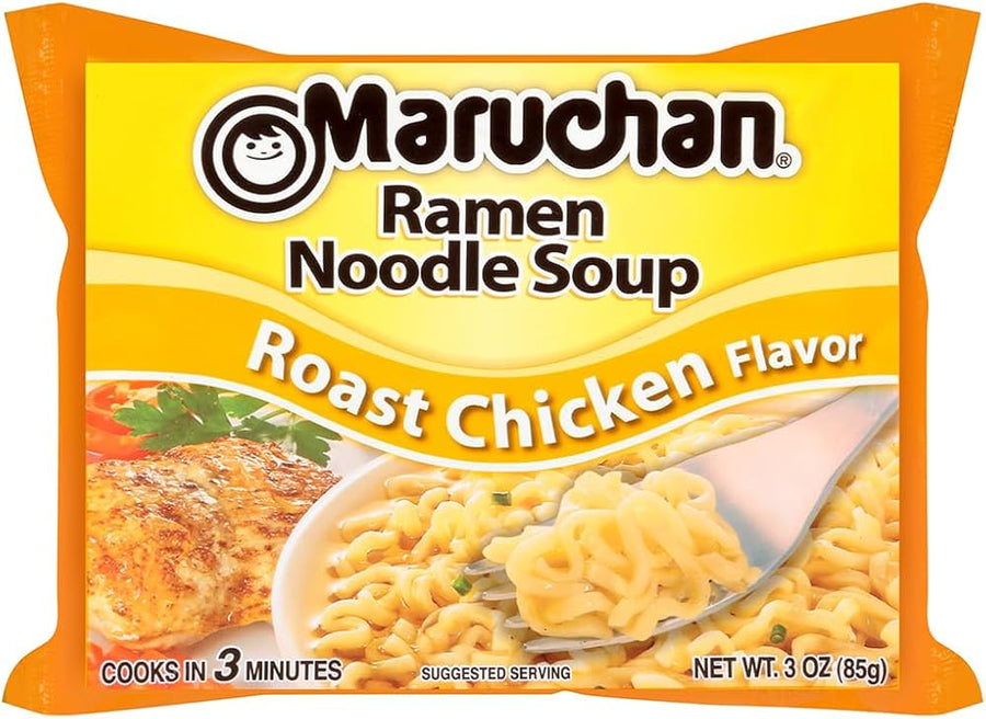 Maruchan Ramen Noodle Soup Pack Roast Chicken 85 g Exotic Snacks Montreal Quebec Canada Snaxies