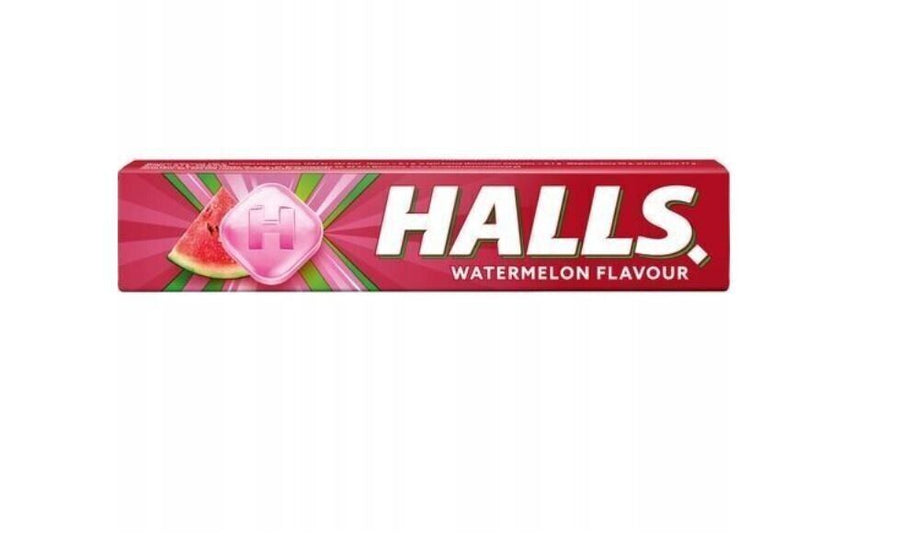 Halls Watermelon 33.5 g Exotic Candy Snaxies Montreal Quebec Canada