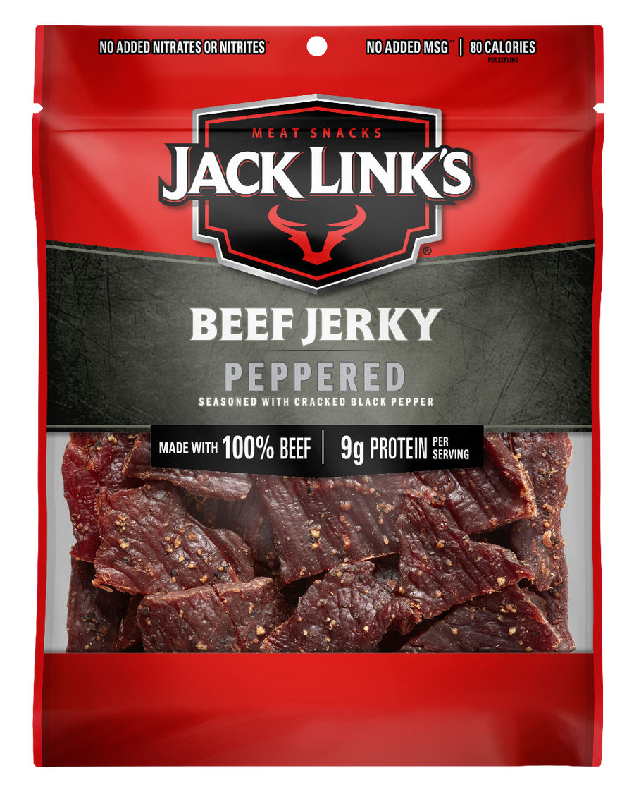 Jack Link's Peppered Beef Jerky 80 g Snaxies Exotic Snacks Montreal Quebec Canada