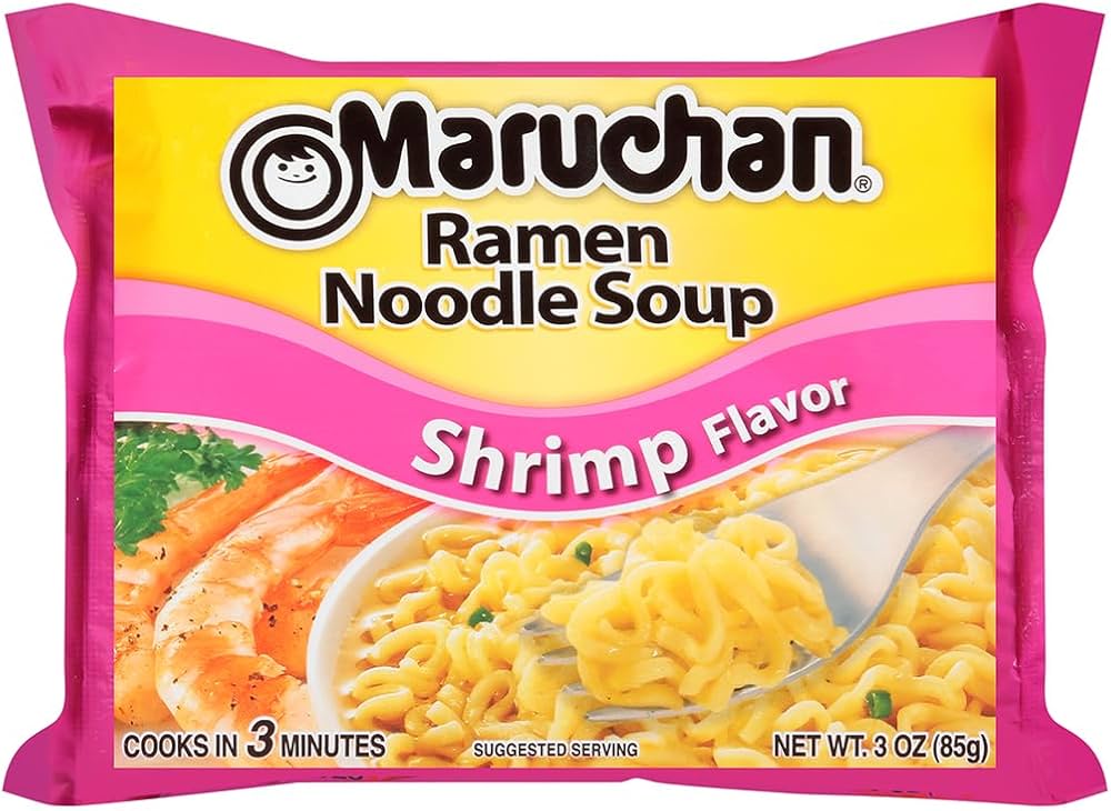 Maruchan Ramen Noodle Soup Pack Shrimp 85 g Exotic Snacks Montreal Quebec Canada Snaxies