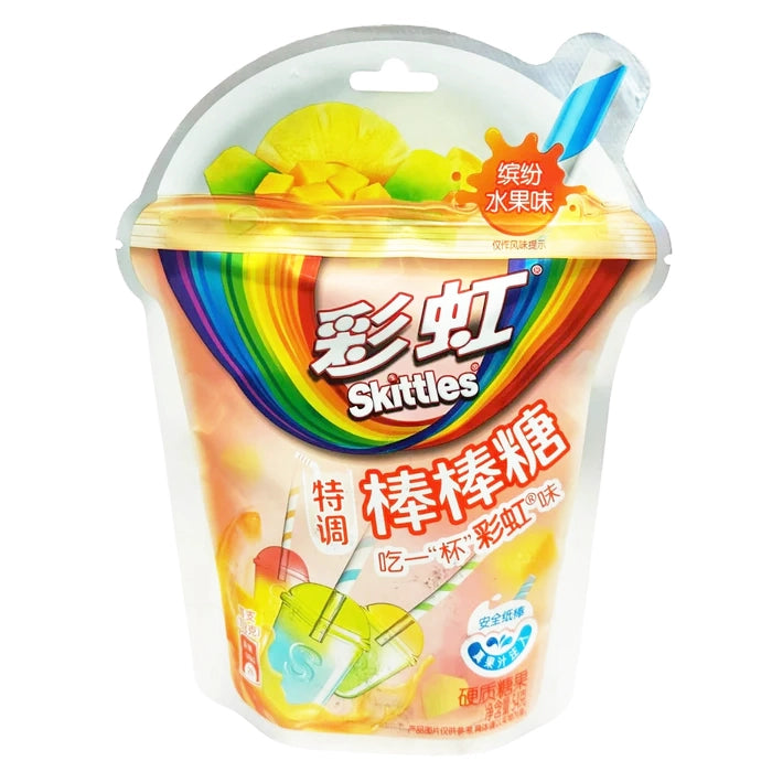 Skittles Lollipop Mixed Fruit Bag 45 g