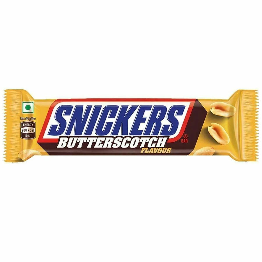 Snickers Butterscotch Chocolate Bar 40 g Snaxies Exotic Snacks Montreal Quebec Canada