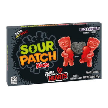 Sour Patch Kids Sour Hearts Theatre Box 87 g Exotic Candy Montreal Quebec Canada Snaxies