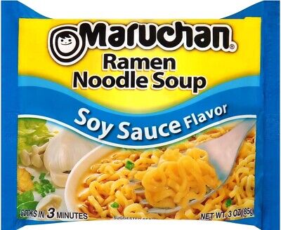 Maruchan Ramen Noodle Soup Pack Soy Sauce Flavour 85 g Exotic Snacks Montreal Quebec Canada Snaxies