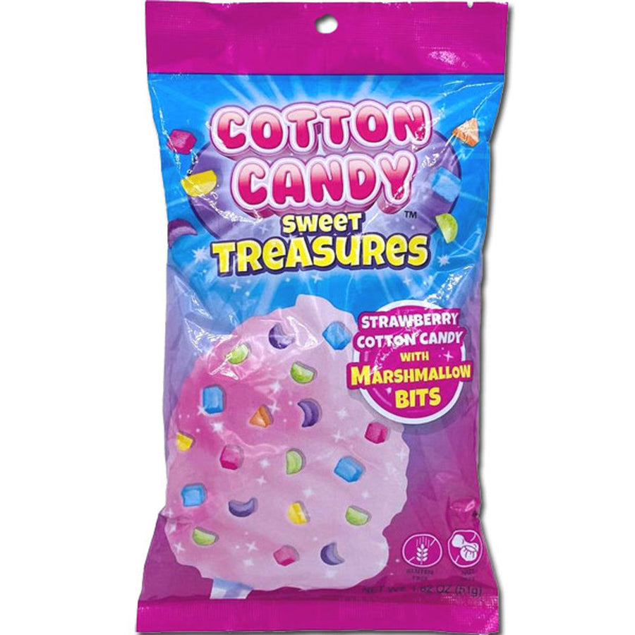 Sweet Treasures Cotton Candy Marshmallow Bits 51 g Snaxies Exotic Candy Montreal Quebec Canada