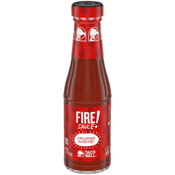 Taco Bell Fire Sauce 213 g Snaxies Exotic Snacks Montreal Quebec Canada