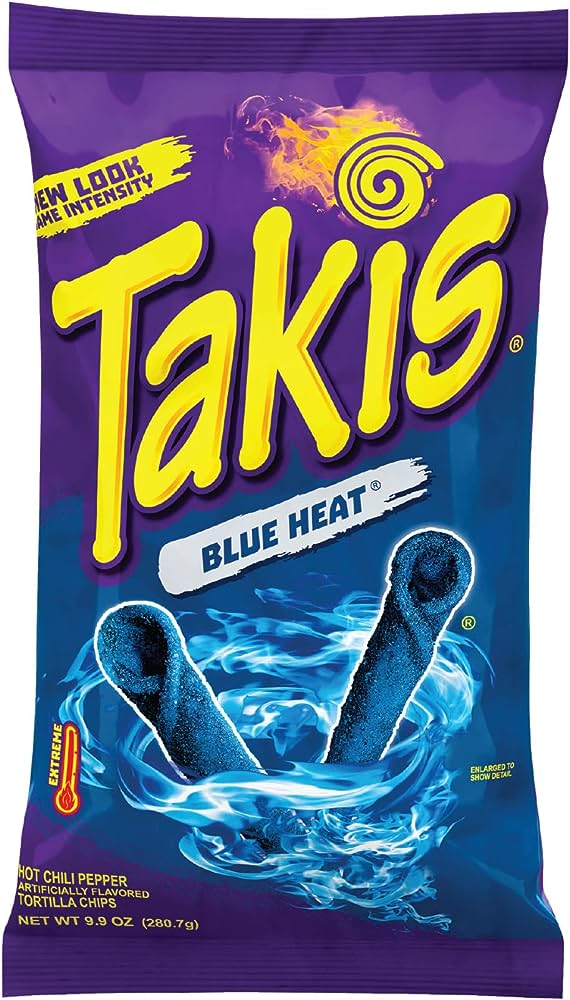 Takis Blue Heat 280.7 g Snaxies Exotic Snacks Montreal Quebec Canada