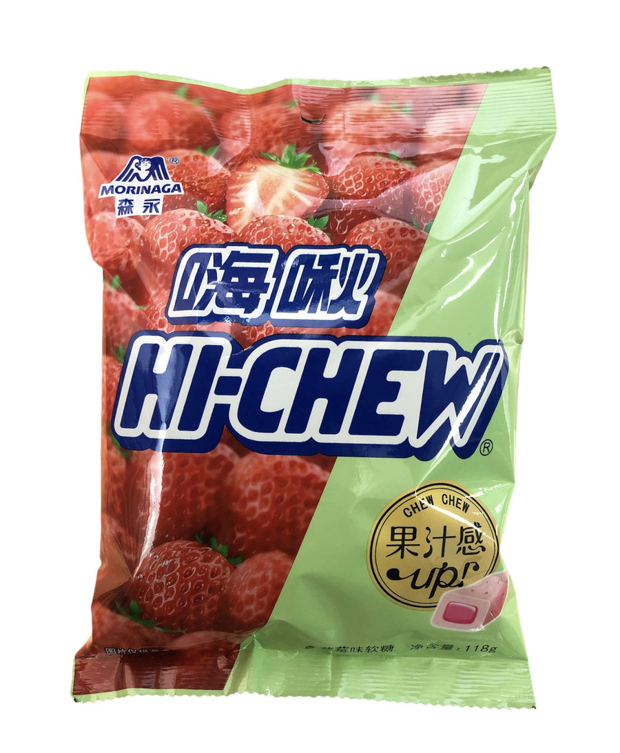 Hi-Chew Jelly Drop Strawberry Bag 118 g Snaxies Exotic Candy Montreal Canada