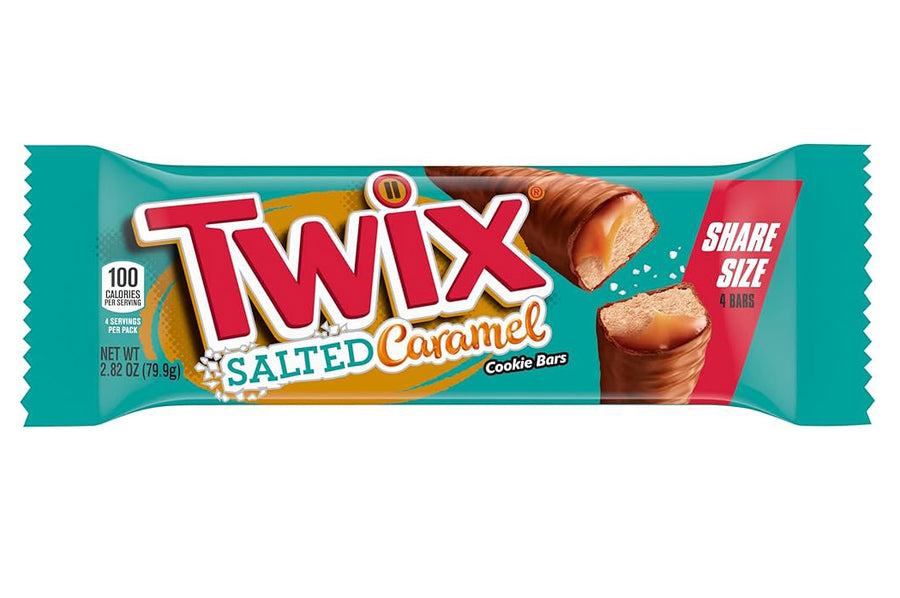 Twix Salted Caramel King Size Bar 79.9 g Snaxies Exotic Snacks Montreal Quebec Canada