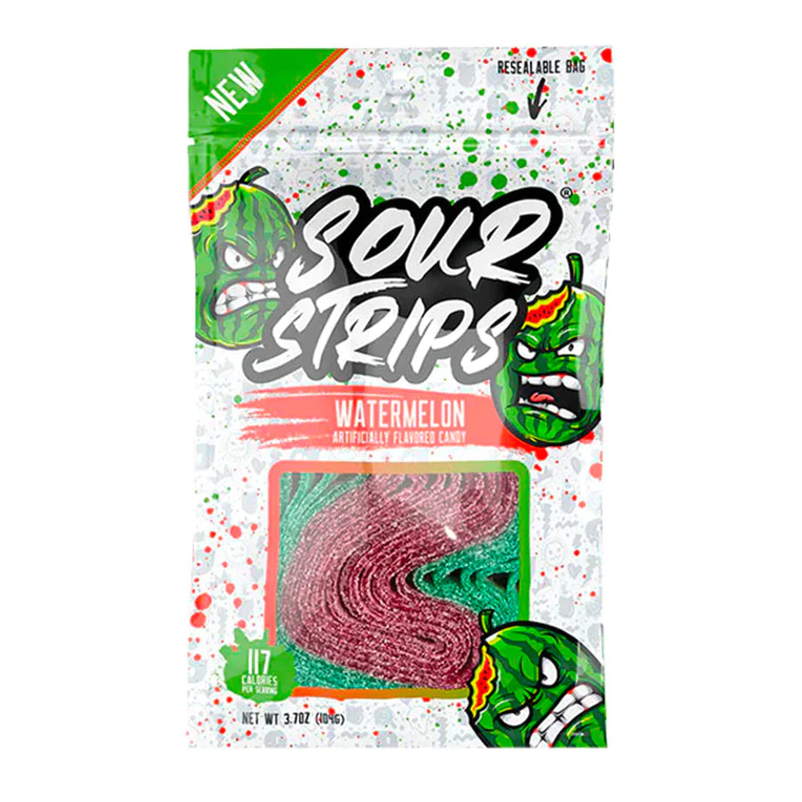 Sour Strips Watermelon 104 g Exotic Candy Montreal Quebec Canada